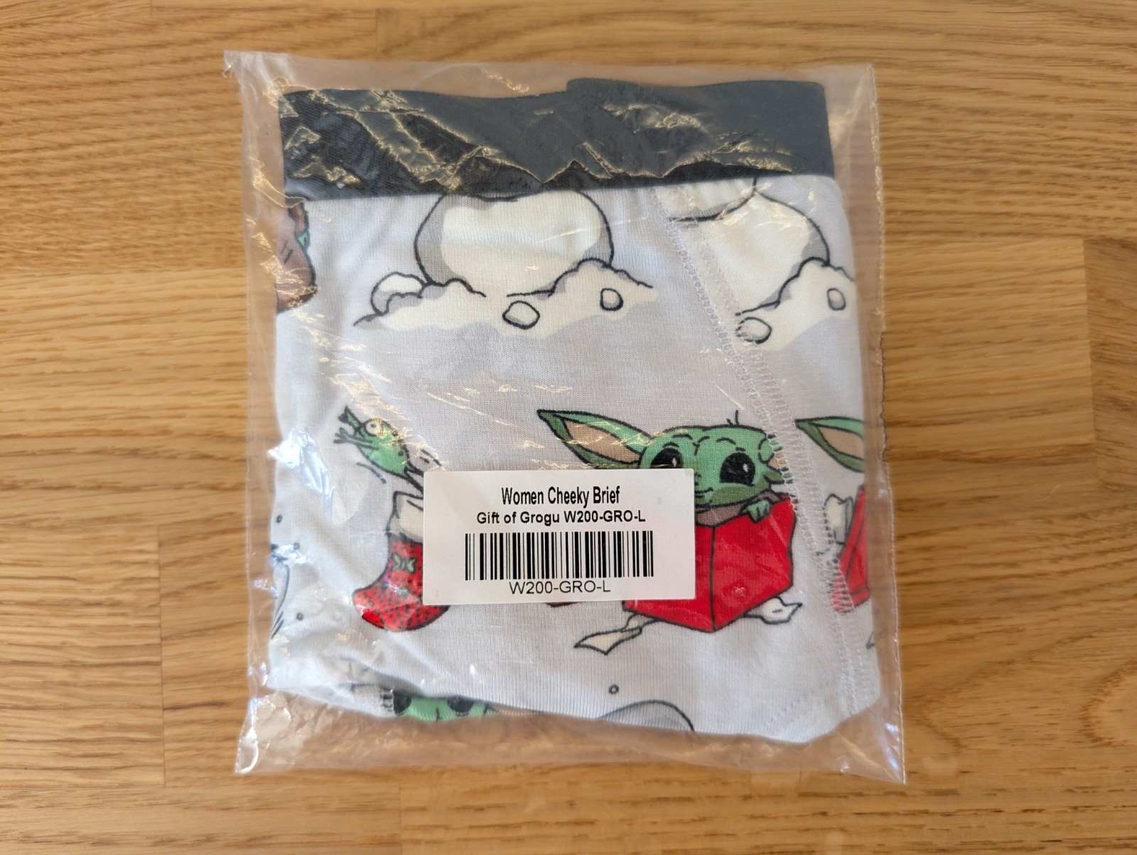 MeUndies x Star Wars Gift of Grogu Women’s Cheeky Briefs – Size L