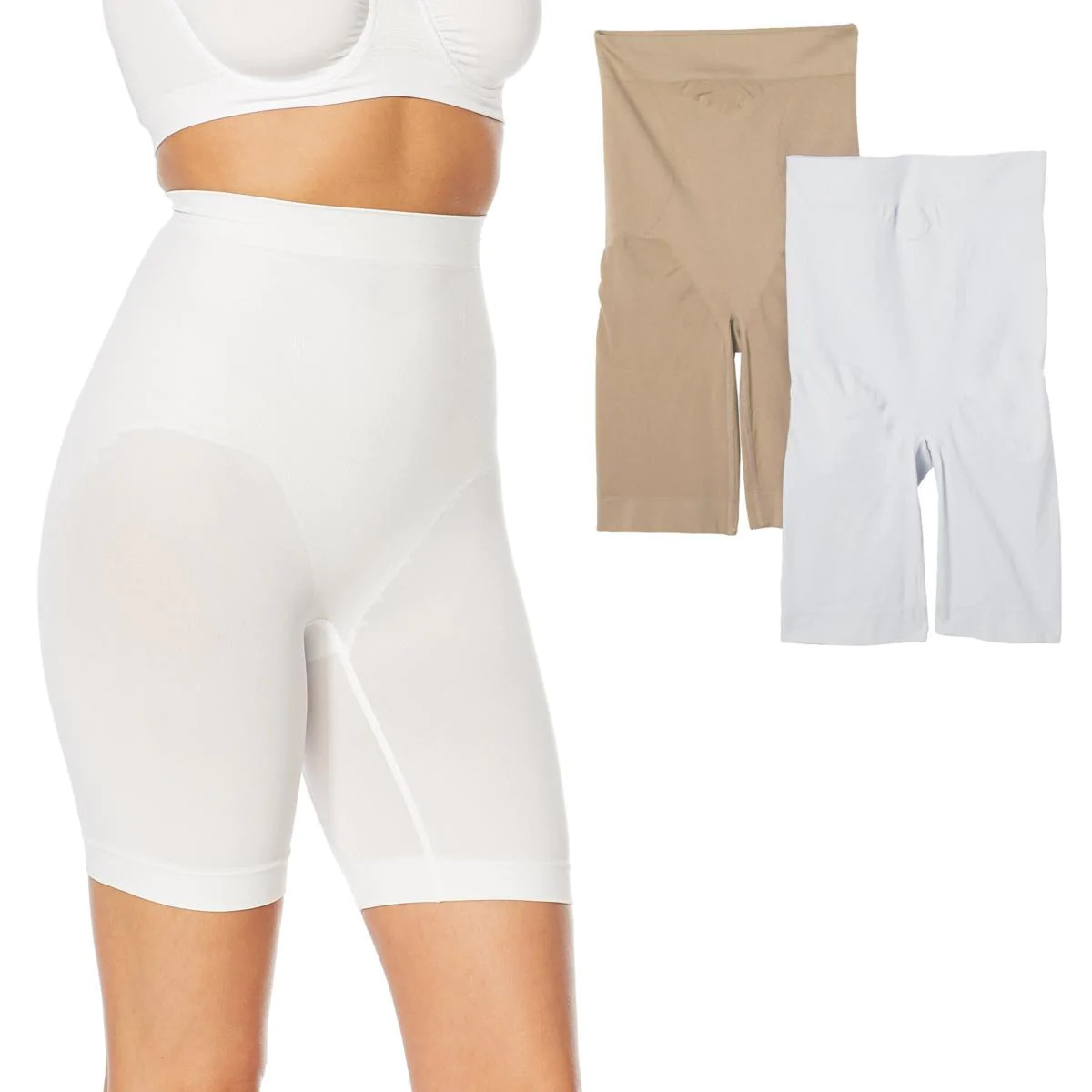 Rhonda Shear 2-pack Medium Support Longline Short 659820-J
