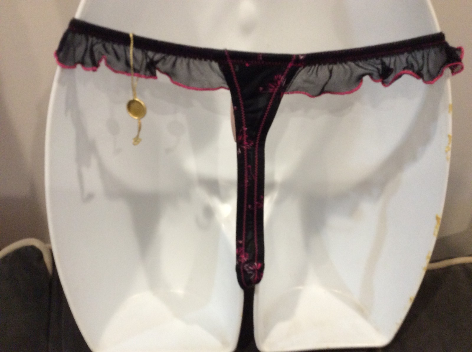 Vintage 2005 Victoria Secret Sexy Little Things Cami Thong Set Size M/L