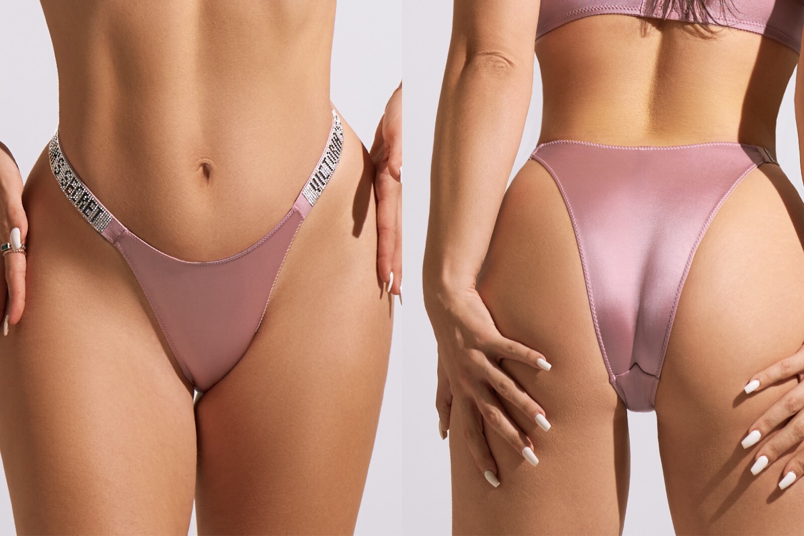 Victoria’s Secret Shine Strap – MULTI BRIEF – Classic SATIN lingerie
