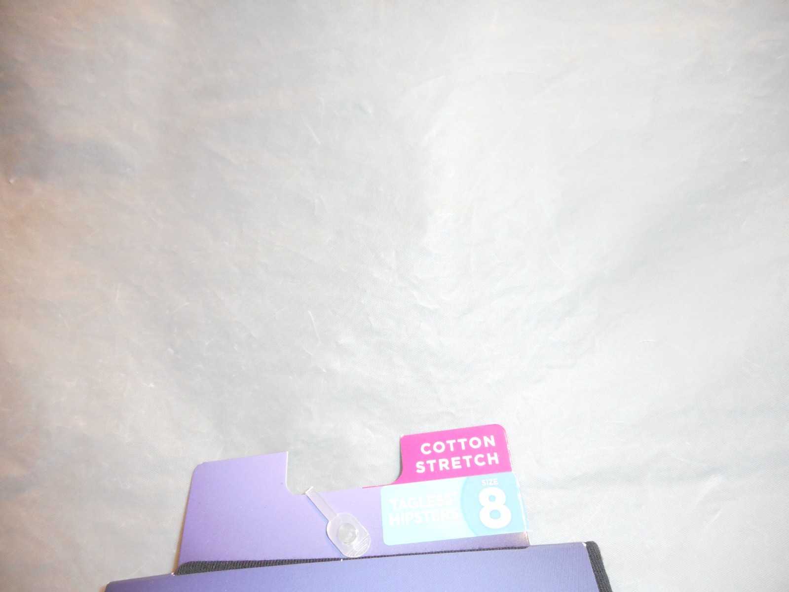 Hanes 4 Pack Comfortsoft Black Hipster Cotton Stretch Panty Size8/ XtraLarge