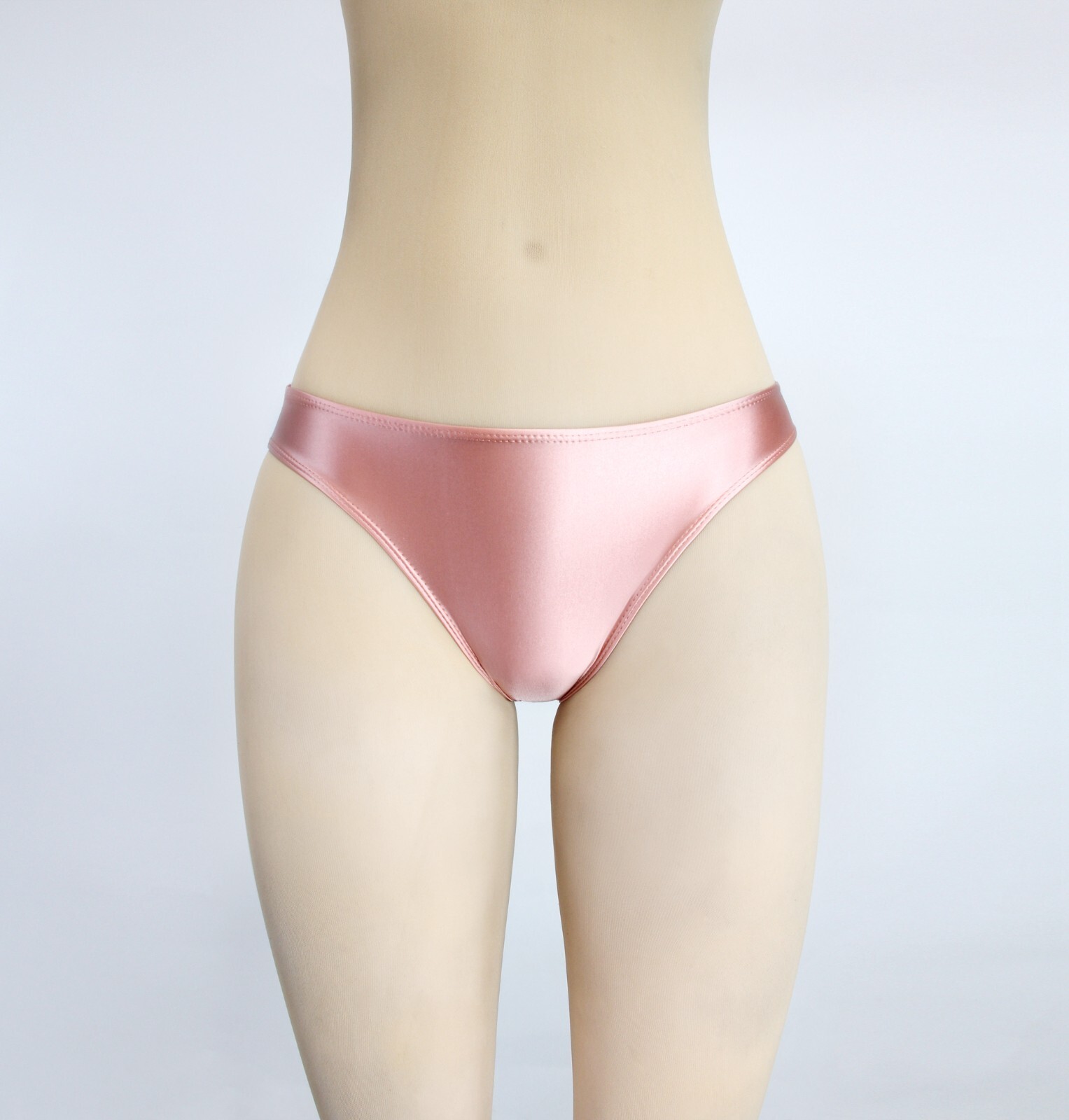 Women Sexy Glossy Oil Panties T-Back Low Waist Sports Knickers Tights Underwear