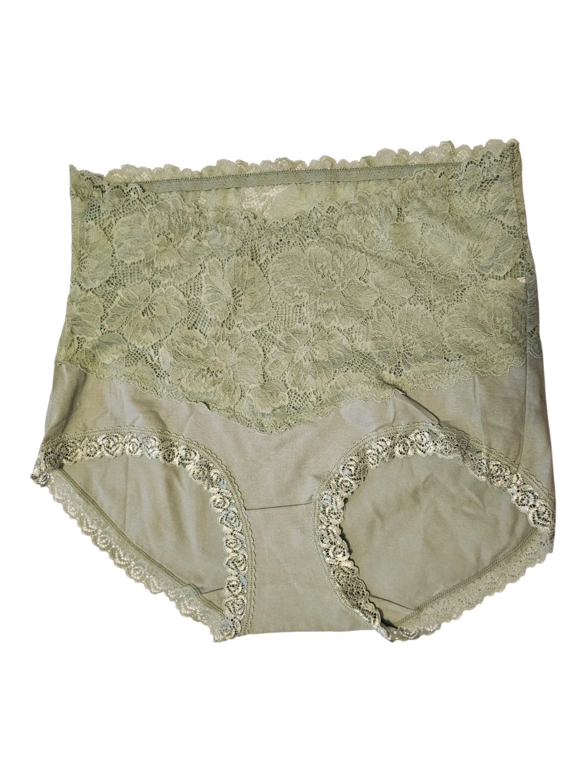 5Pk Womens High Waisted Lace Underwear Sz 2XL Full Coverage Briefs Panties NWOT
