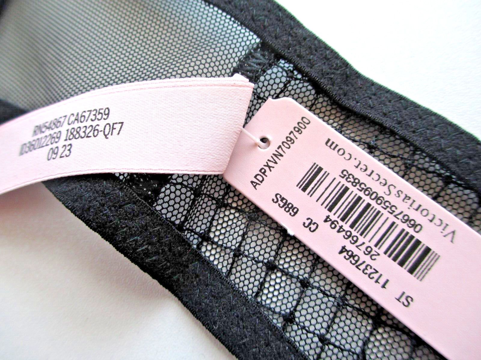 VICTORIA’S SECRET VERY SEXY Cheeky Panty VS Black Red Cherries Open S M L XL NWT