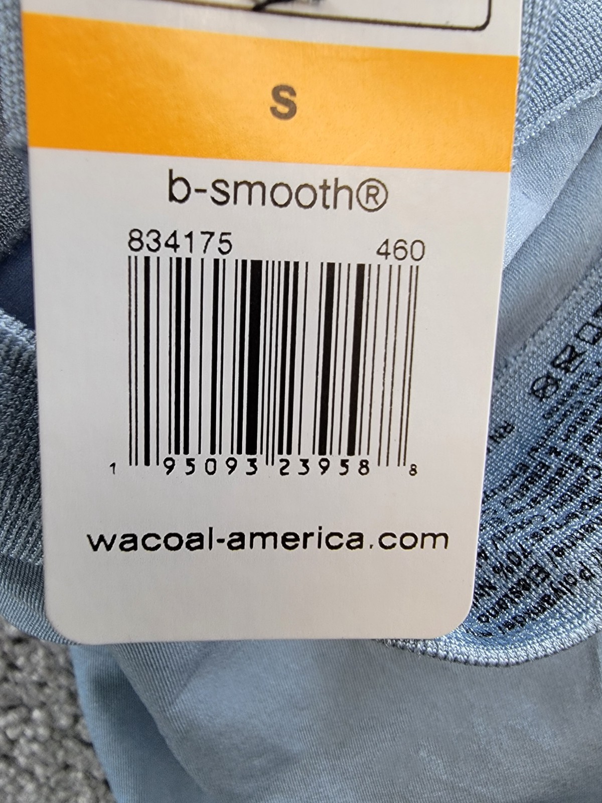 Wacoal B-Smooth Seamless High-Cut Brief Underwear Women’s 5-S Windward Blue