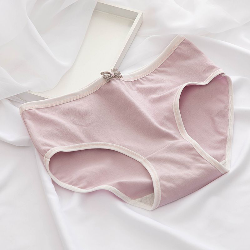 Bow Underpants Panty – Cotton Lingerie Panties Breathable Women Underwear M-2XL