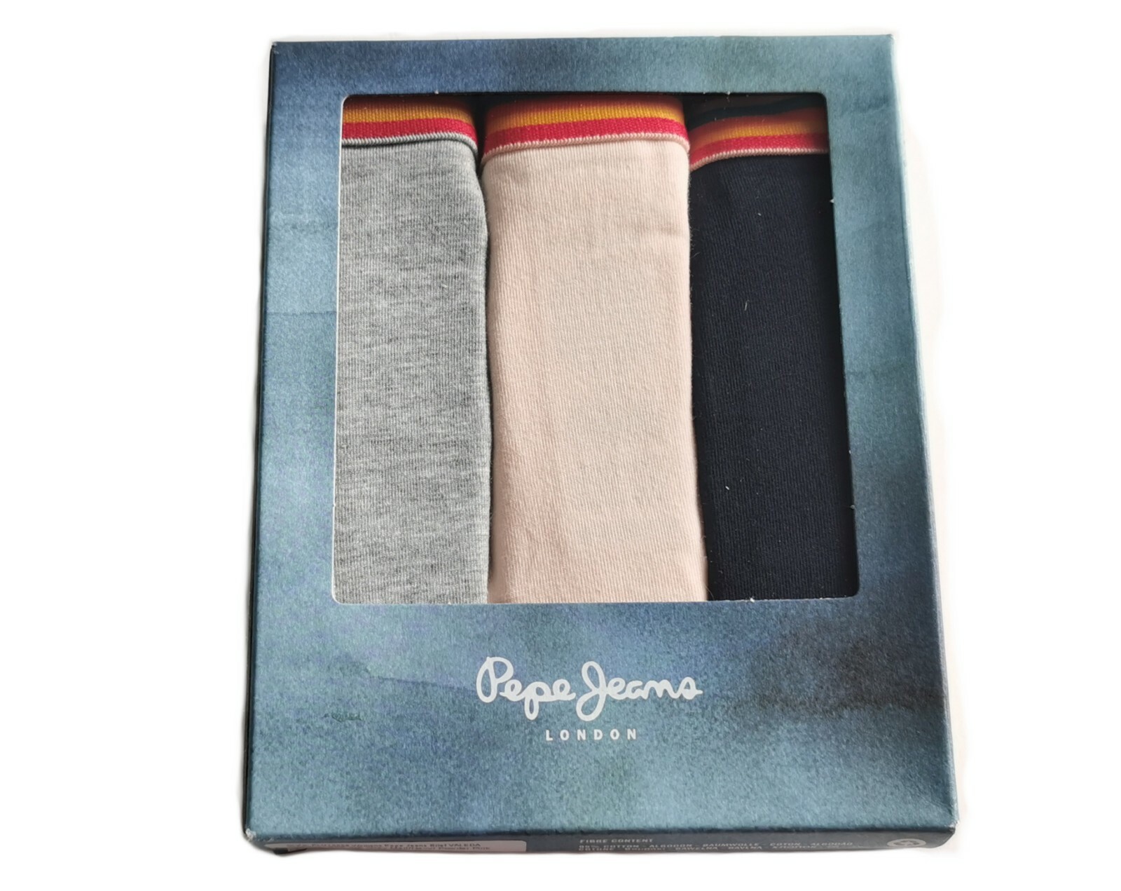 Pepe Jeans Women Bikini Brief, pack of 3, Small (35.5-36.5 in.) Multiple colours