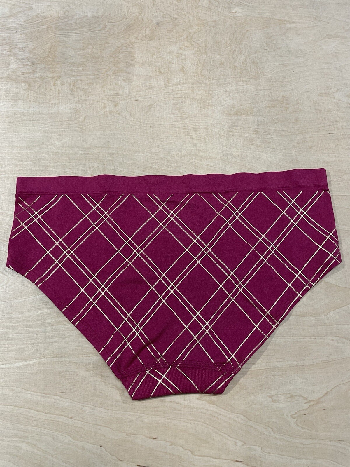 Victoria’s Secret Hiphugger Hipster Panties Underwear Size XL Dark Cherry NWT