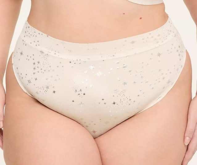 NWT – Lane Bryant Lt. Yellow w/Stars French Cut Brief Sz 14/16 Retail: $12.50