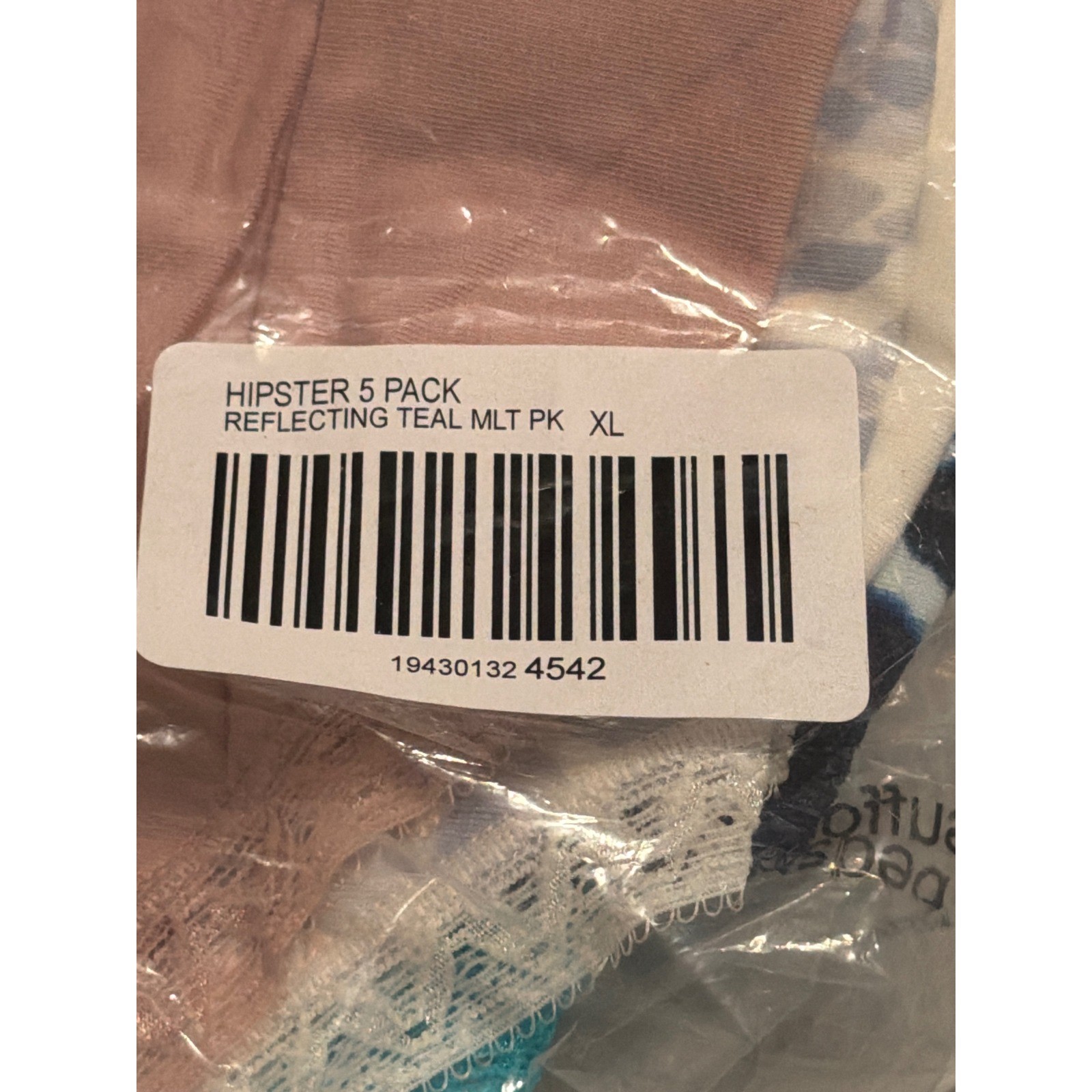 Soma Panties Hipster XL Reflecting Teal NEW NWT
