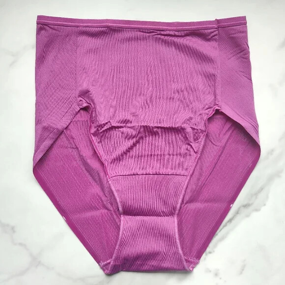 Soma Vanishing Edge Microfiber Modern Brief Panty Orchid Daze Size XL