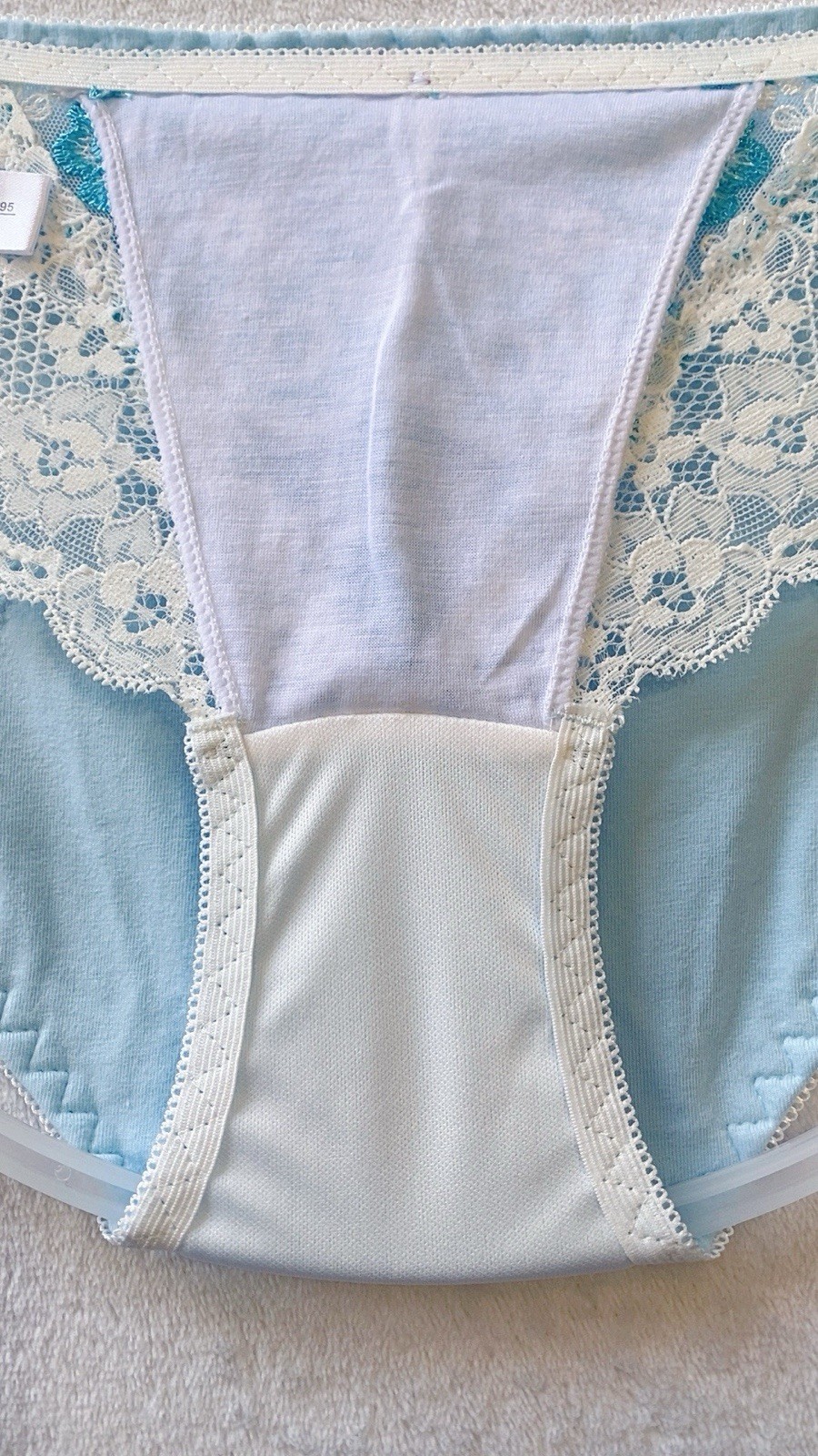 US-S/JP-M Japanese Brand Floral Embroidery Cotton Leakproof Period Panties