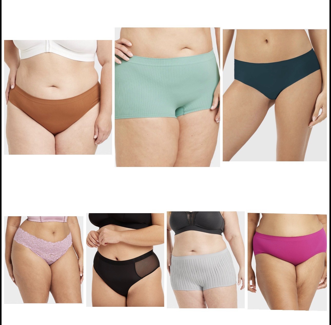 NWT ~ Women’s Underwear Bundle x7 Pairs Size 3X(24-26)