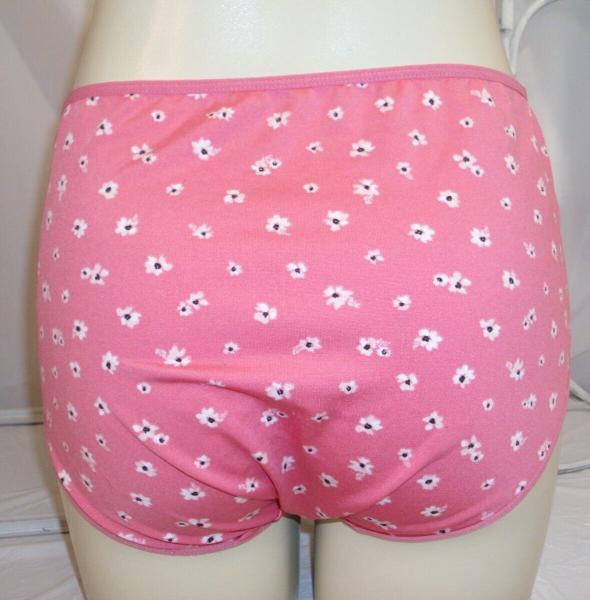 Marilyn Monroe Intimates Bikini Underwear Panty Pink Floral Single Piece Sz 1X