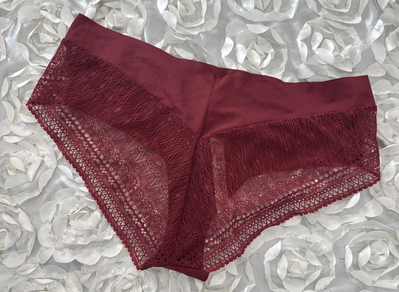 NWT Soma Almost Barr Geo Lace Back Cheeky First Kiss Panties Size L