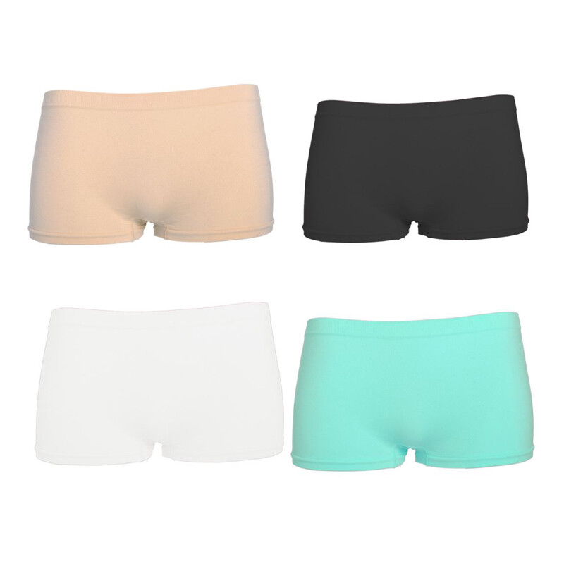 4 Packs Lot Women’s Sexy Seamless Boyshorts Boxer Shorts Panties Hip 32”-37”