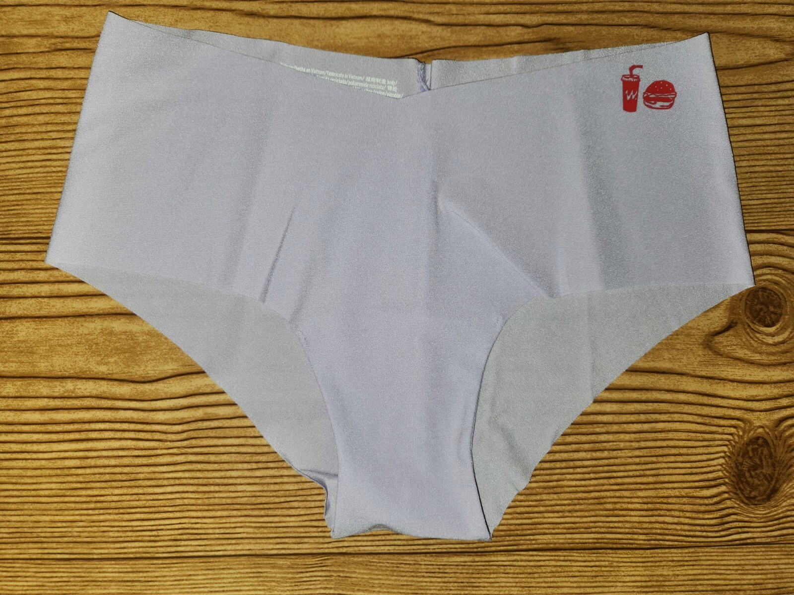 Victoria’s Secret PINK NoShow Cheeky Panties Size Medium Color Pastel Lilac🍔🥤❤