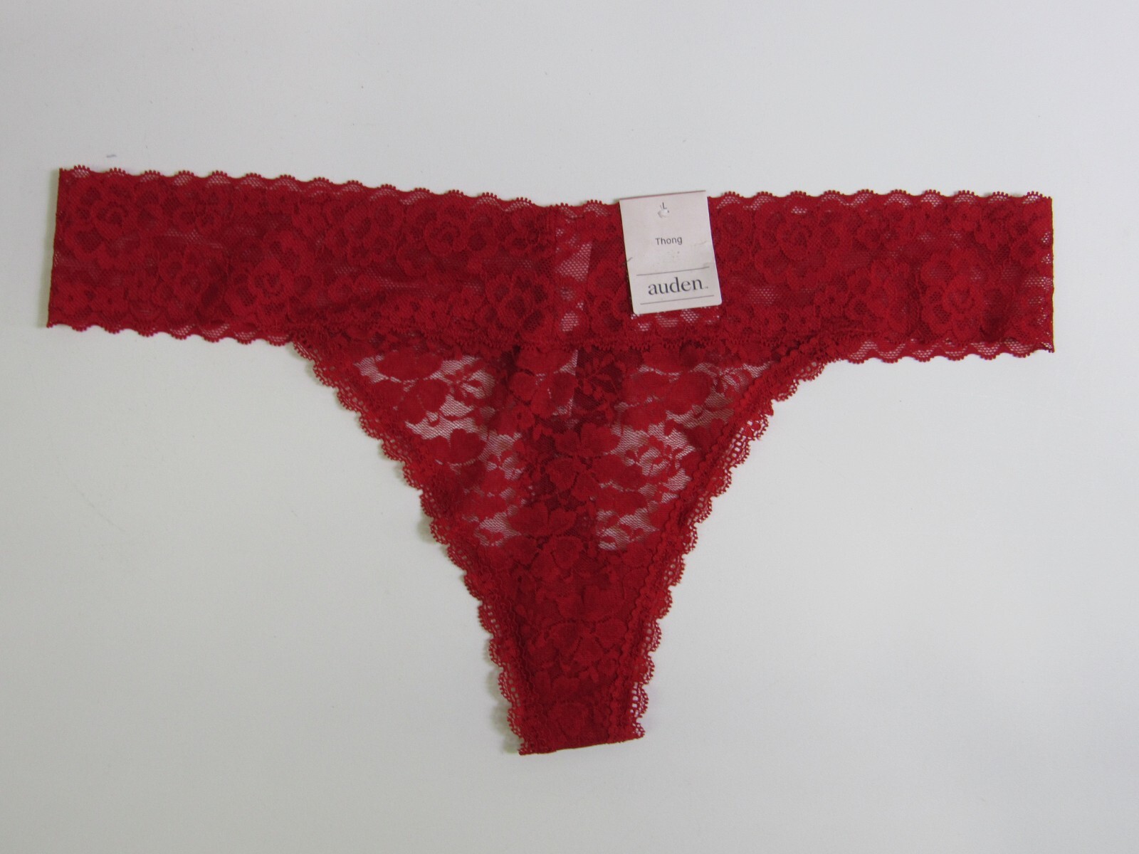 Auden Women’s Variety Thong 2 Pack Panties Large 12-14