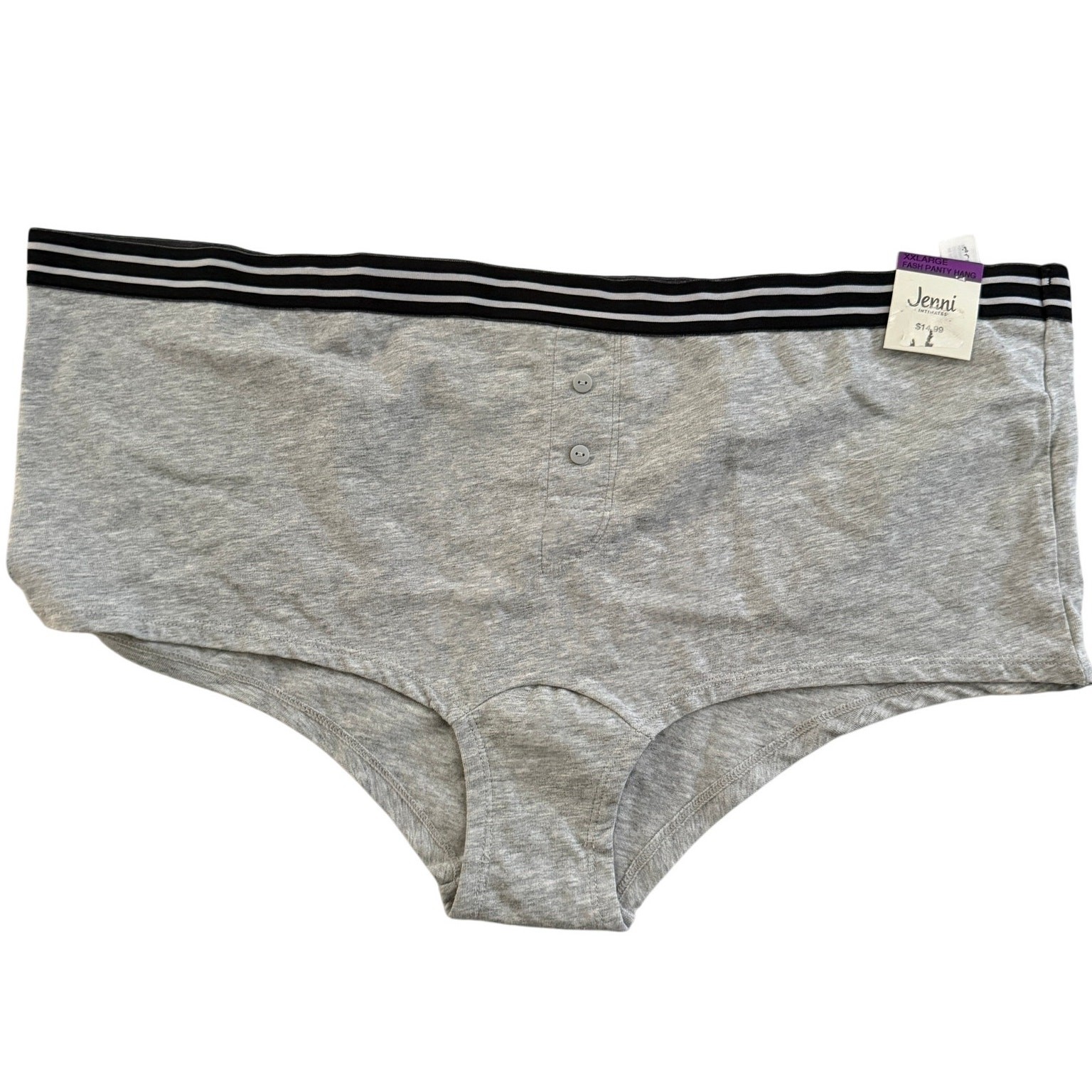 Jenni Intimates Lot 3pcs Hipster Boyshort Cotton Panties Multi – Plus XXL 2X