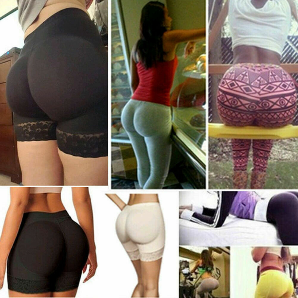 Women’s Padded Butt Lifter Panty Shaper Fake Ass Hip Shapwear Underwear Enhance