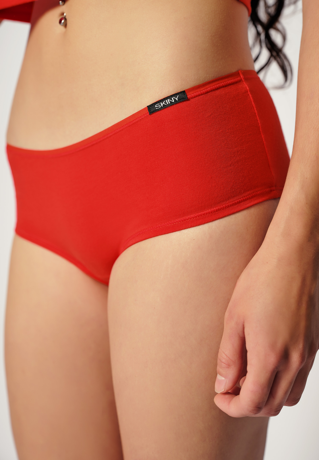 Skiny Womens 2 Pack Panties Advantage Cotton Cheekyred Selection 36 38 40 42 44