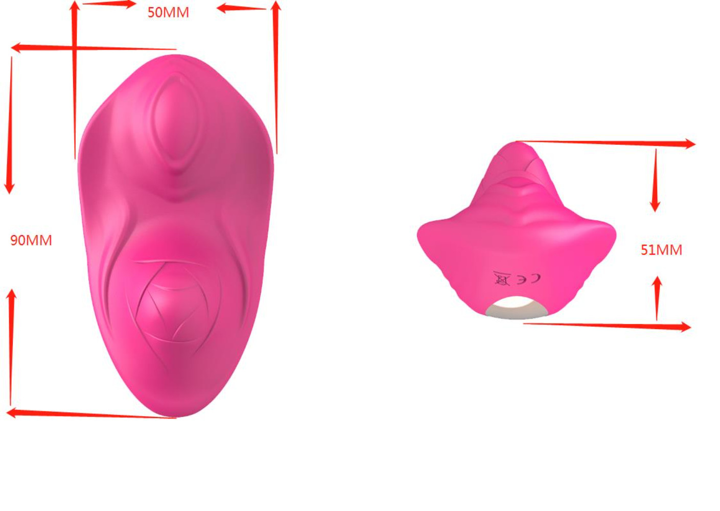 2023 Wireless Bluetooth Vibrating Panties Bikini Underwear Women Red Wearable