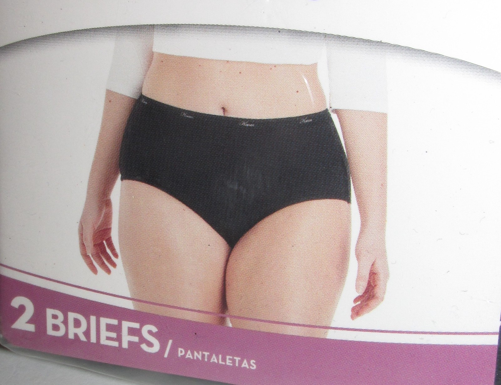 Womens Hanes Cotton Briefs 2 PACK (Size Large / 7) BRAND NEW W TAGS