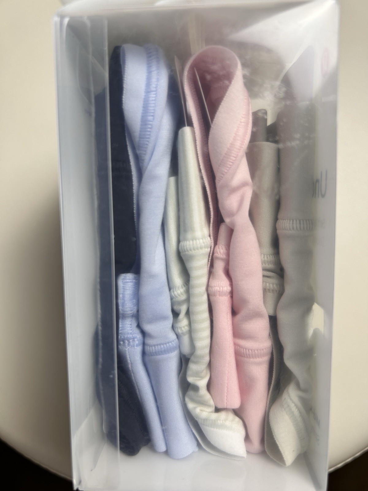 NWT Lululemon UnderEase Mid-Rise Thong (5 Pack) Multicolor Size S- BSJW