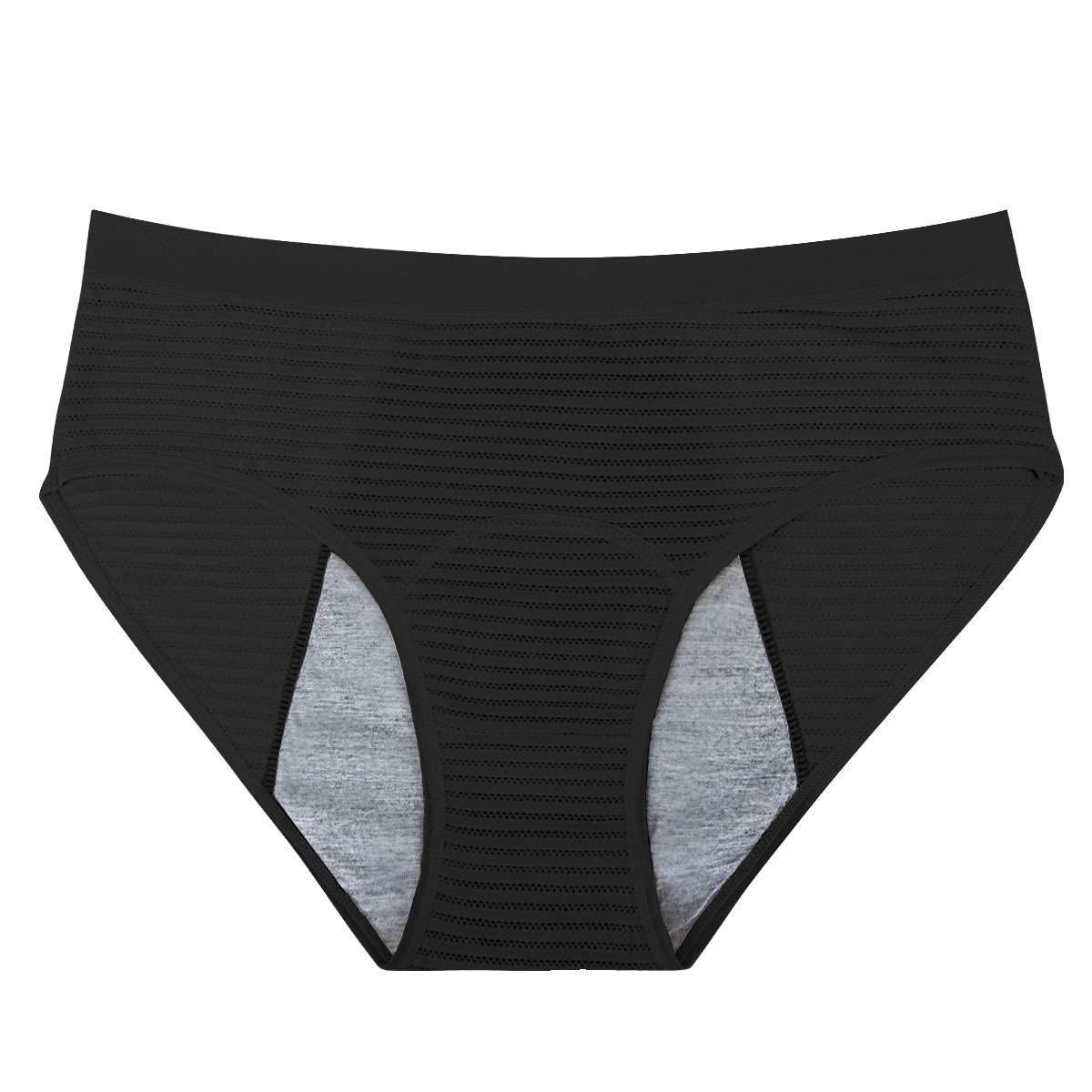 1/4Pack Womens Cotton Period Panties Leakproof Underwear Menstrual Briefs Panty