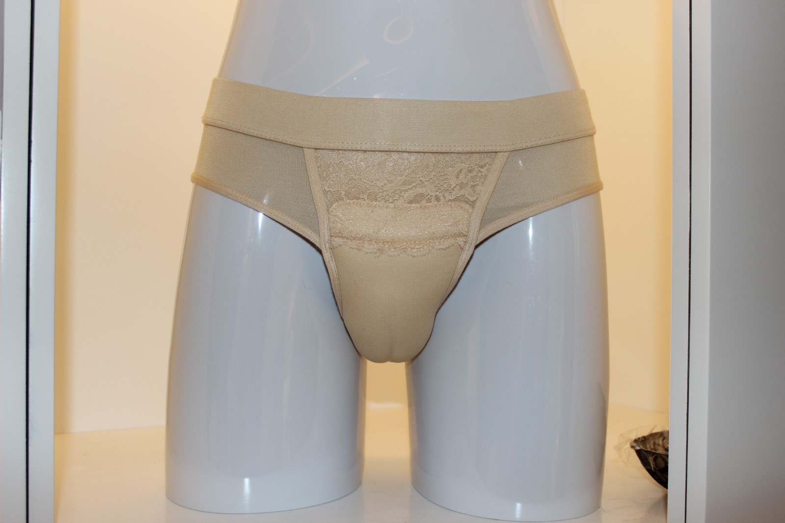 Transgender Girl knickers Two Pack Size M/60cm Waist No need to Tuck with Tape