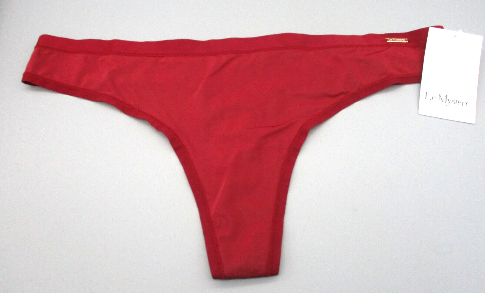 LE MYSTERE~L XL 10 12~8838~Garnet INFINITE COMFORT Thong Panty