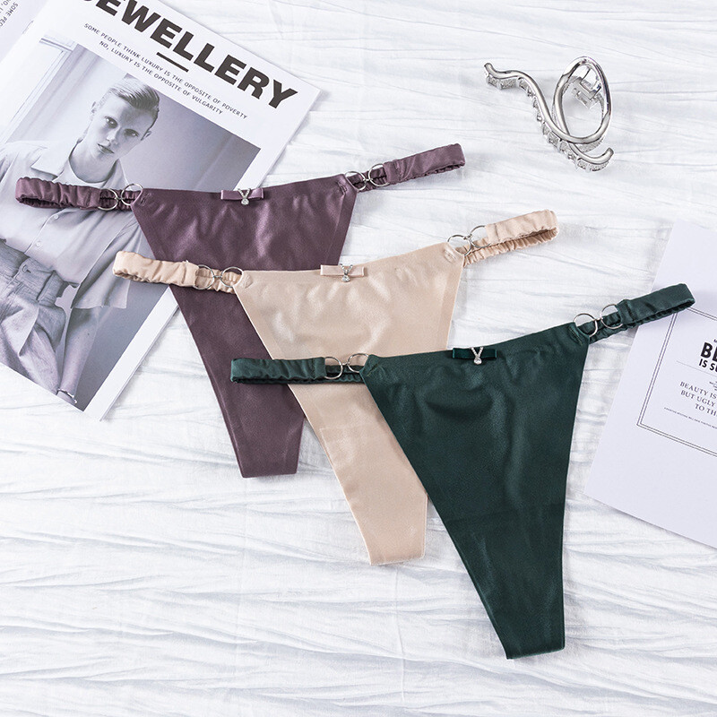 5PCS/LOT Sexy Womens Panties Brief G string Thongs Bikinis Underwear Lingeries