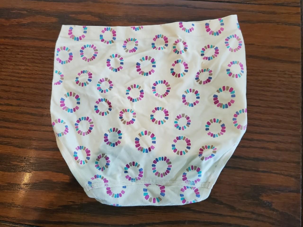 NWT MODERN MOVEMENT MICROFIBER NYLON/SPDX HI-CUT PANTIES Y72UN101 fireworks S /5