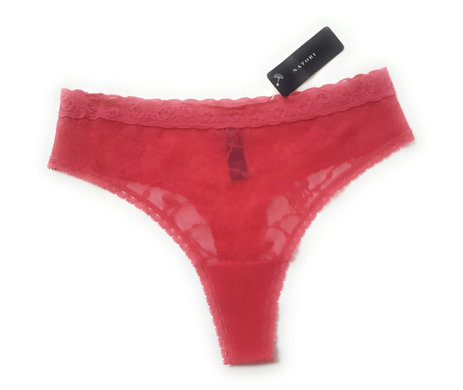 Natori Women’s Panty Bliss Allure Thong, Hibiscus, One Size