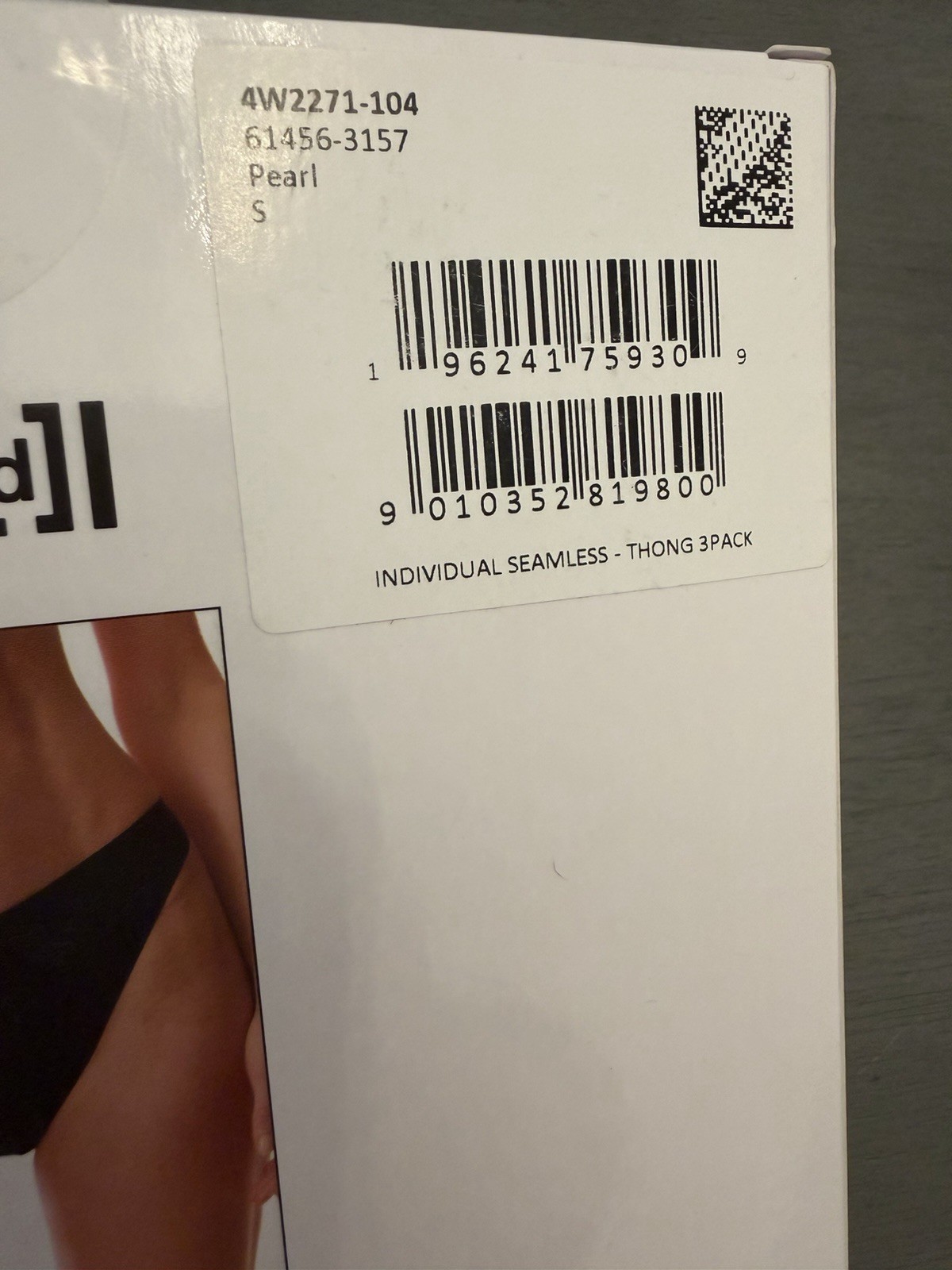 $135 Wolford 3-Pack Modal Cotton Blend Thong Panties White Jersey Seamless S