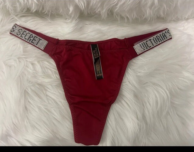Victoria’s Secret Shine Strap Thong Panty Size M