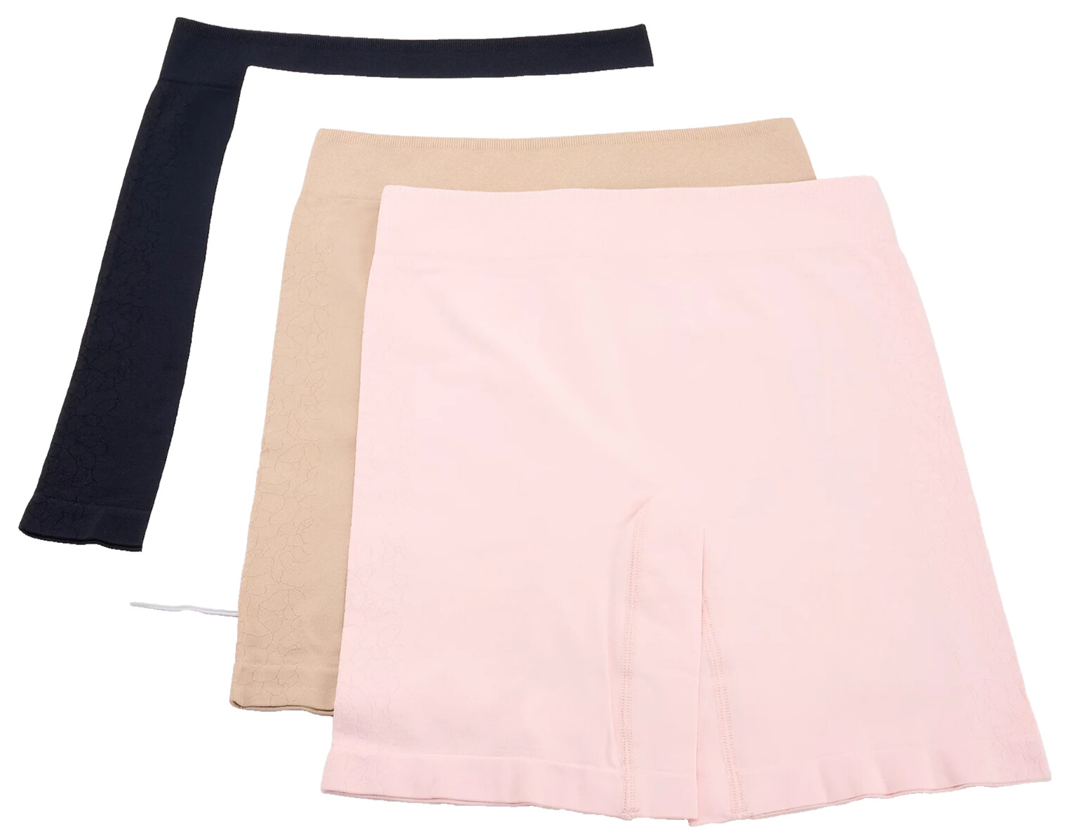 Breezies~Set of 4~Cooling Comfort Seamless Long Leg Briefs~X-Large~Basic~A678608