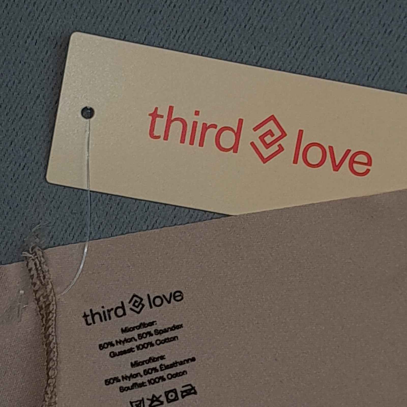 Third Love Panties Womens XL Taupe Seamless High Cut Hipster Bikini 5310 Panty
