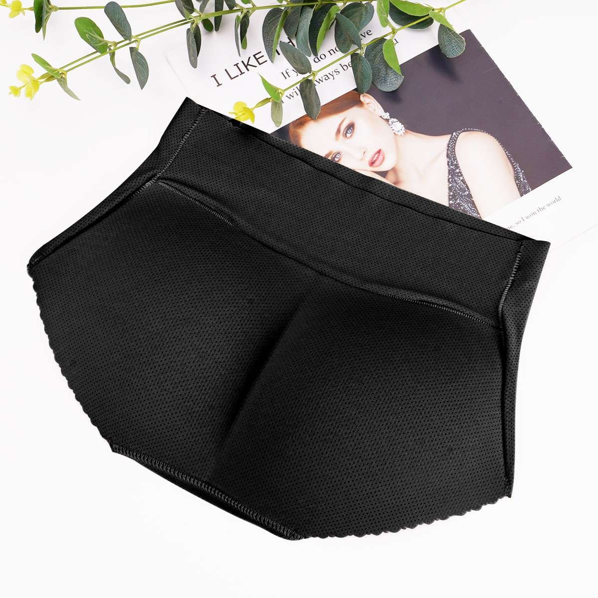US Women Push-Up Padded Underwear Shapewear Bum Butt Lift Enhancer Brief Panties