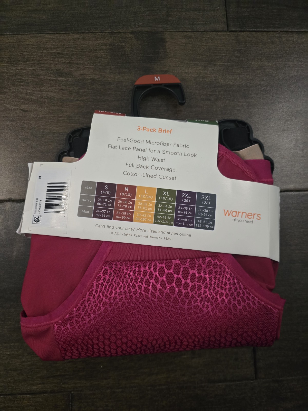 Warner’s Panties Lot 3x 3-Pack Medium Brief Microfiber Tummy Smoothing NWT