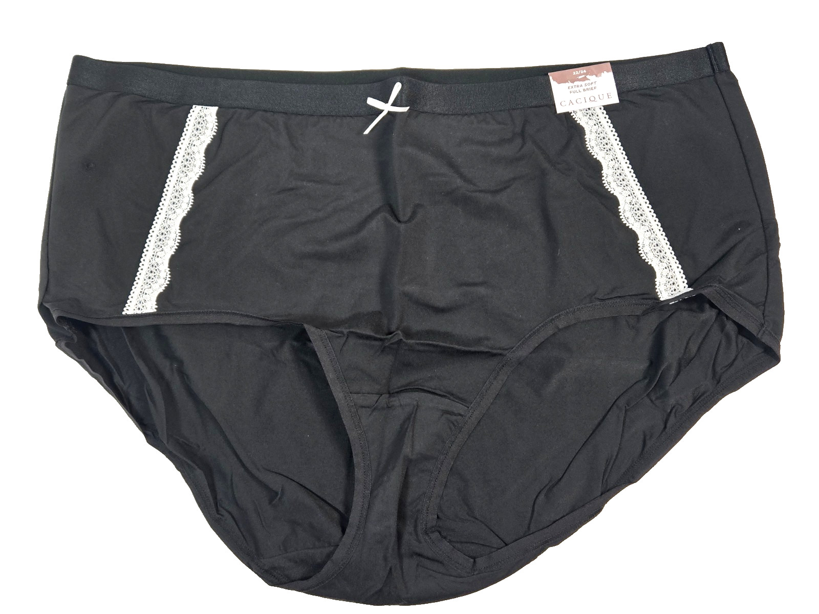 Women Panty Cacique New With Tags Nylon Blend Extra Soft Brief 22/24