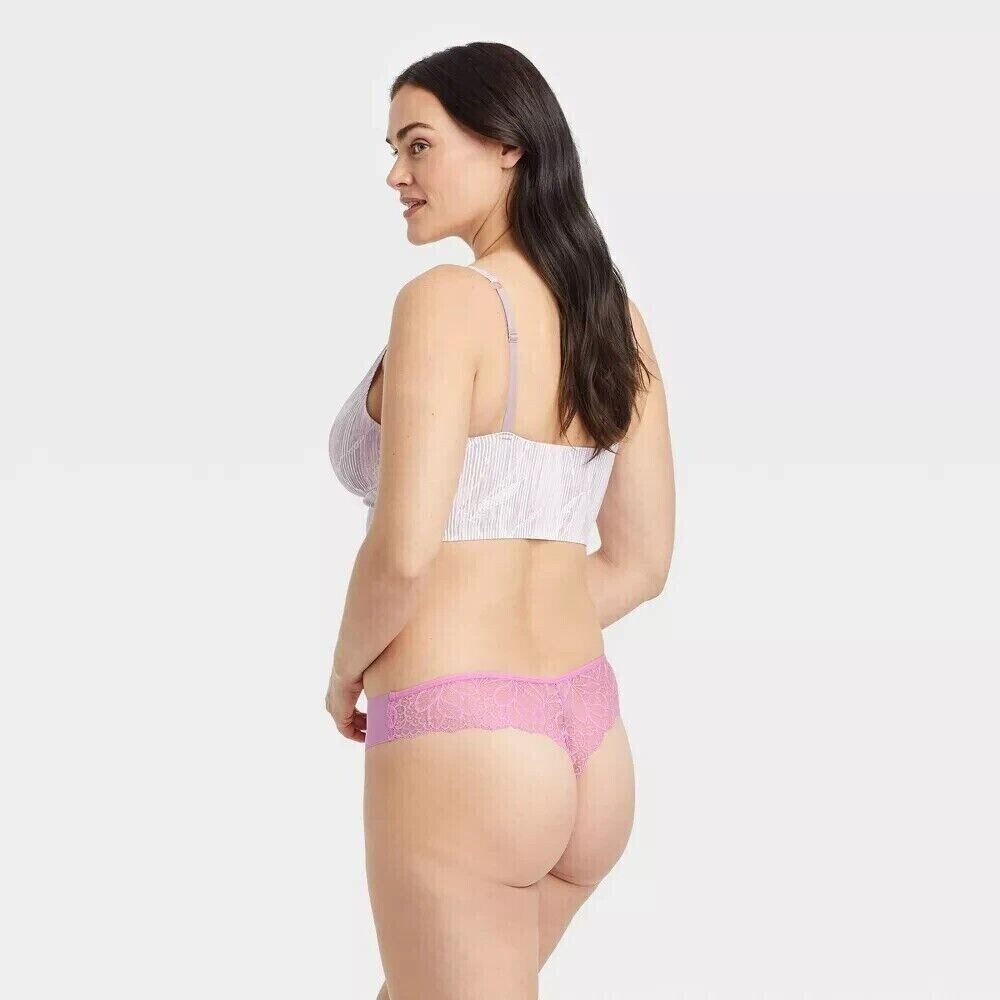Auden Women’s Variety Thong 2 Pack Size Medium 8-10