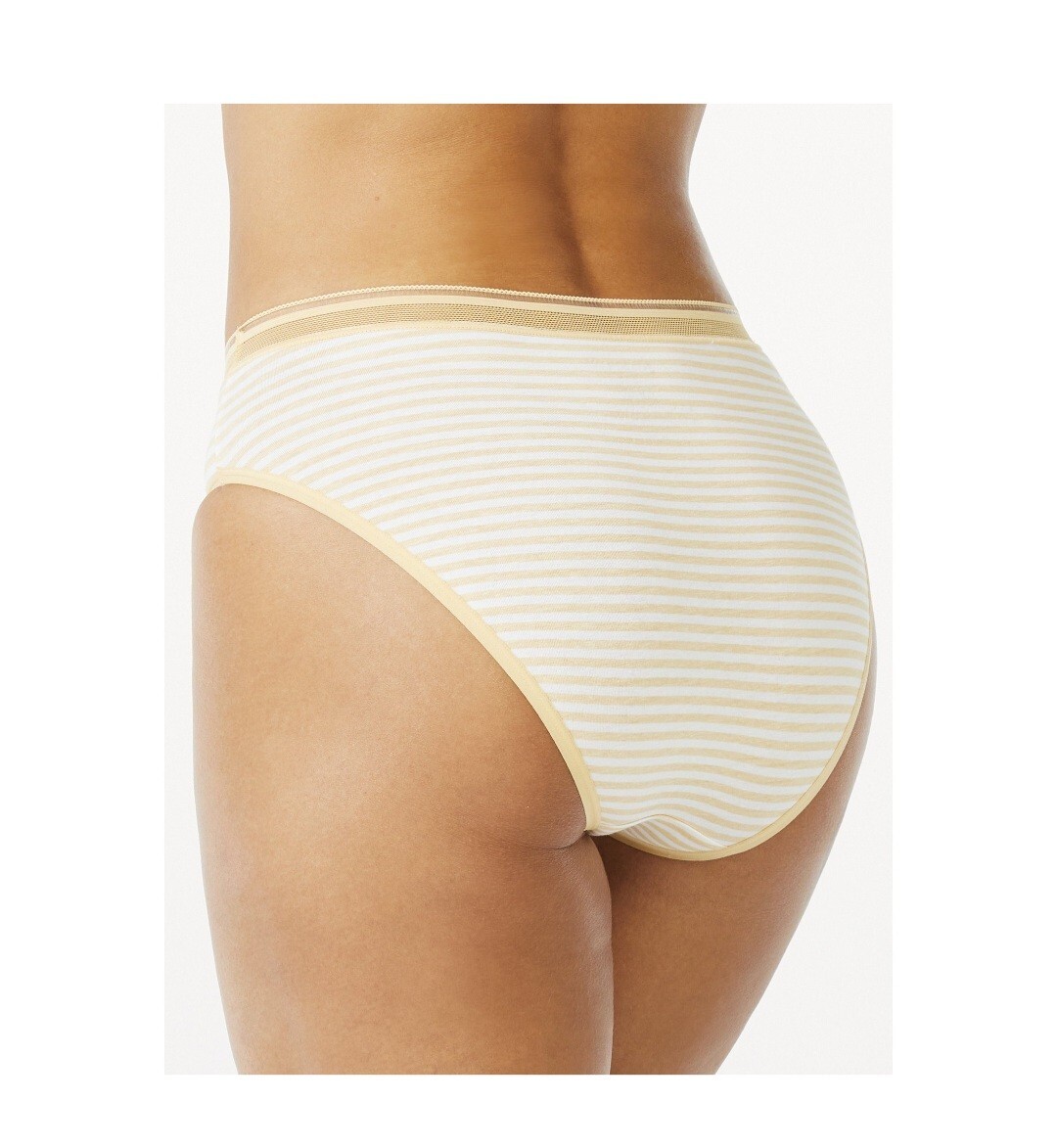 Joyspun Women’s Seamless High Cut Bikini Panties Small (4-6) Mixed print NEW