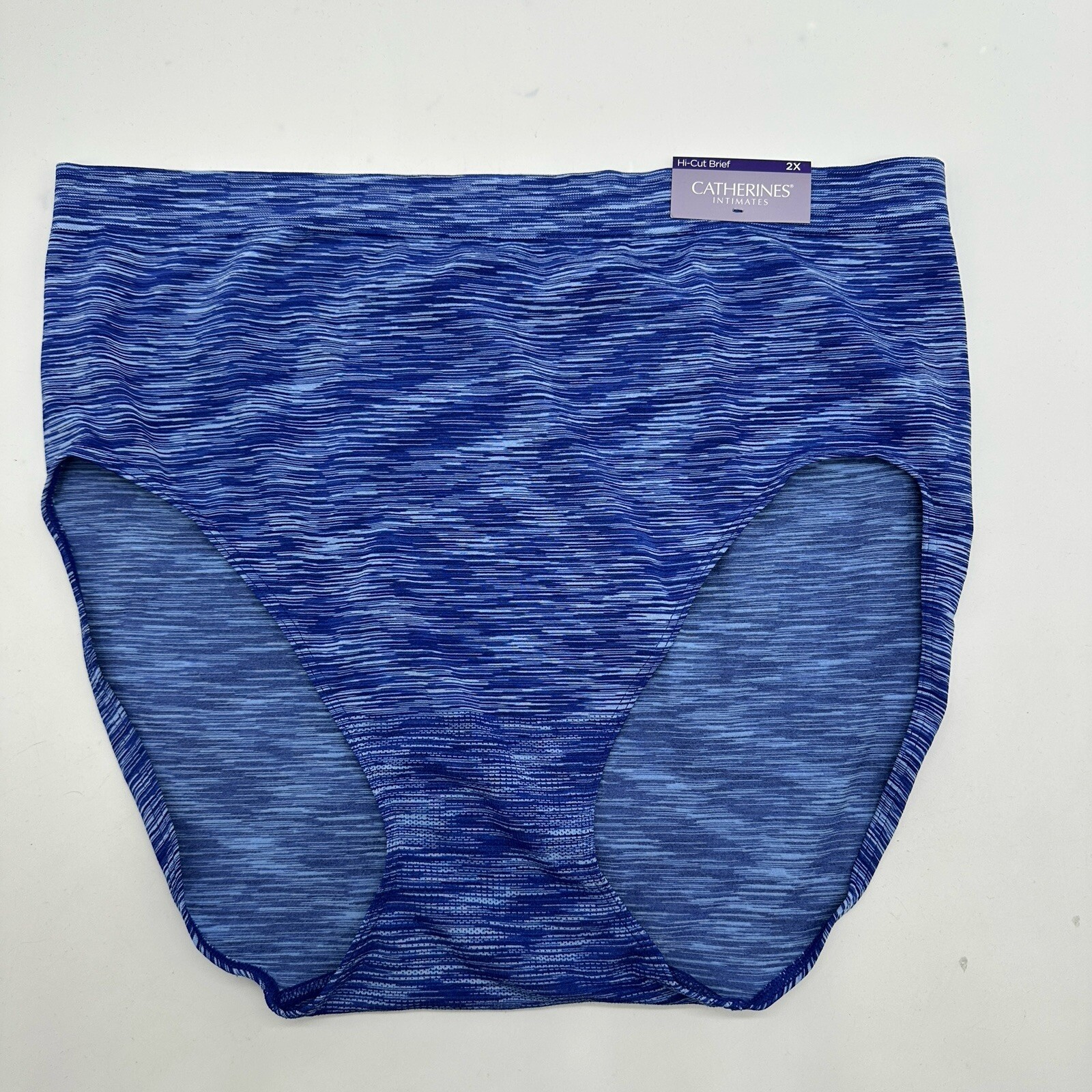 3 pr Catherines Hi Cut Brief Panties Size 2X Polyester Nylon Spandex New w/ Tags