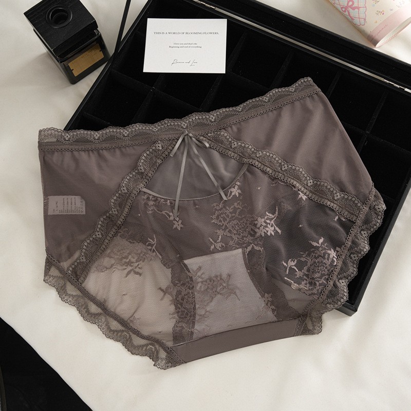 6 Pack Lot Sexy Ladies Womens Sheer Lace Panties Brief French Underwear Lingerie