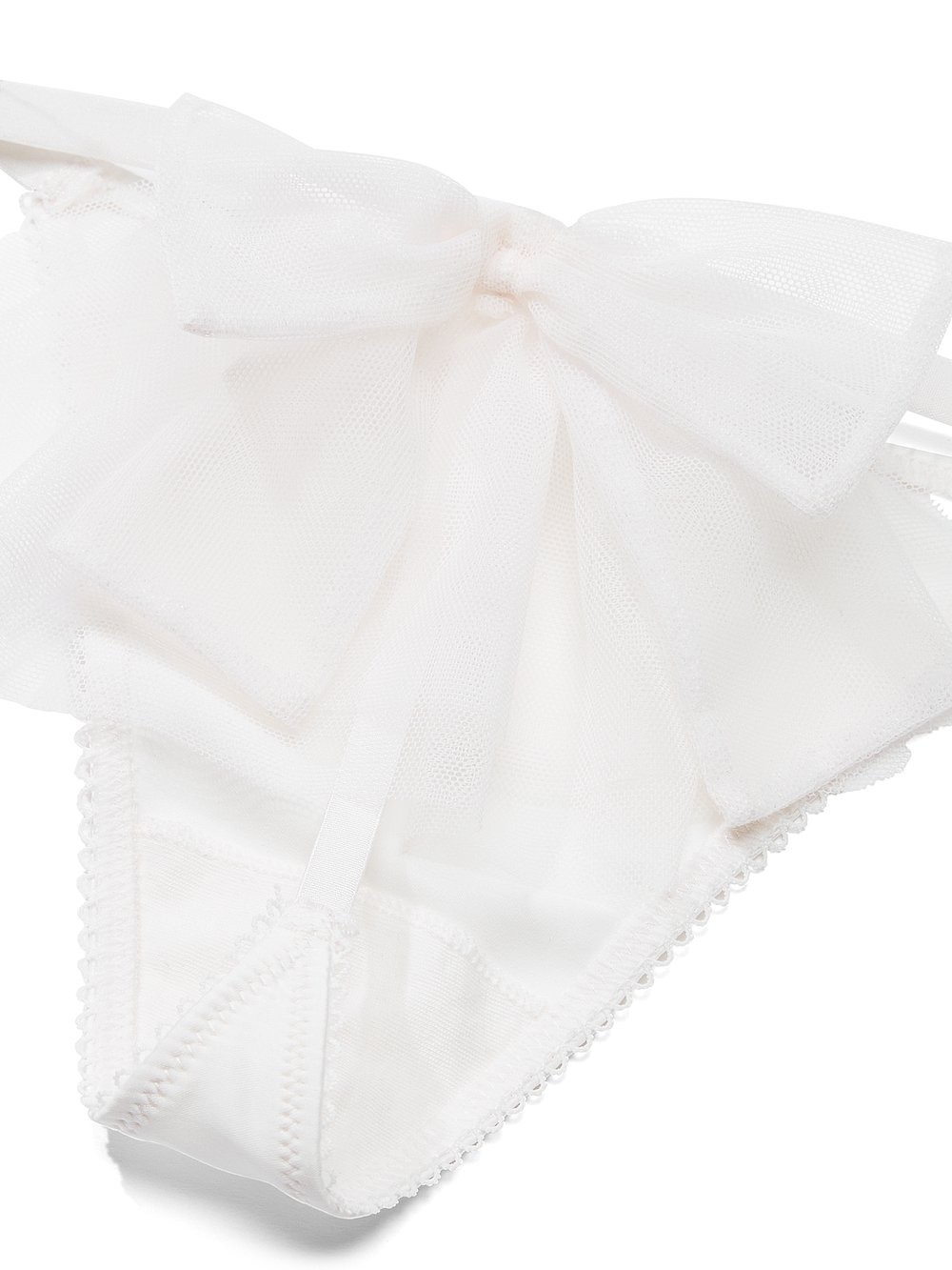 Victoria’s Secret Dream Angels – L Bridal Veil & Bow Tulle V-String Panty Large