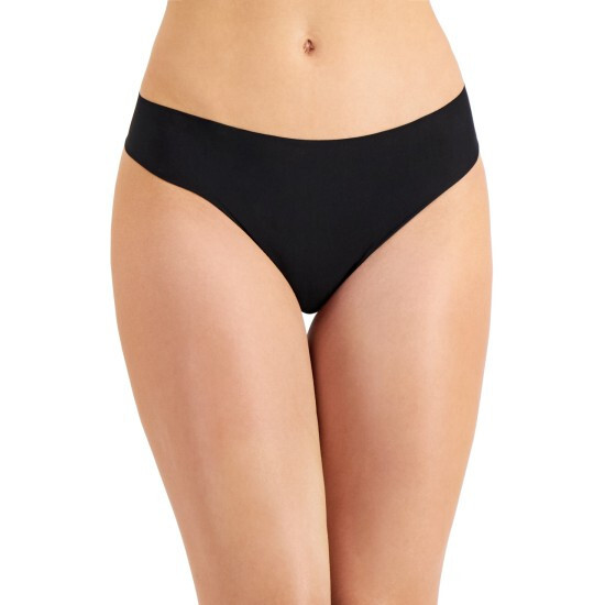 Alfani Ultra Soft Mix-and-Match Thong Underwear,, Black, M