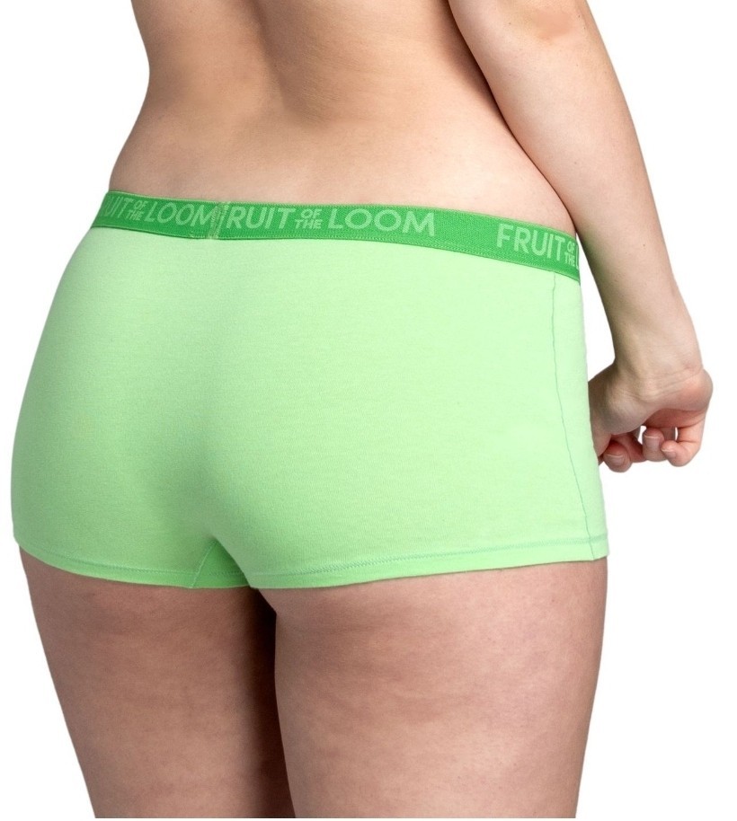 SZ 7 Fruit of the Loom SIGNATURE ENERGIZE BOY SHORTS 6PK 94%Cot/6%Spandex+Gift