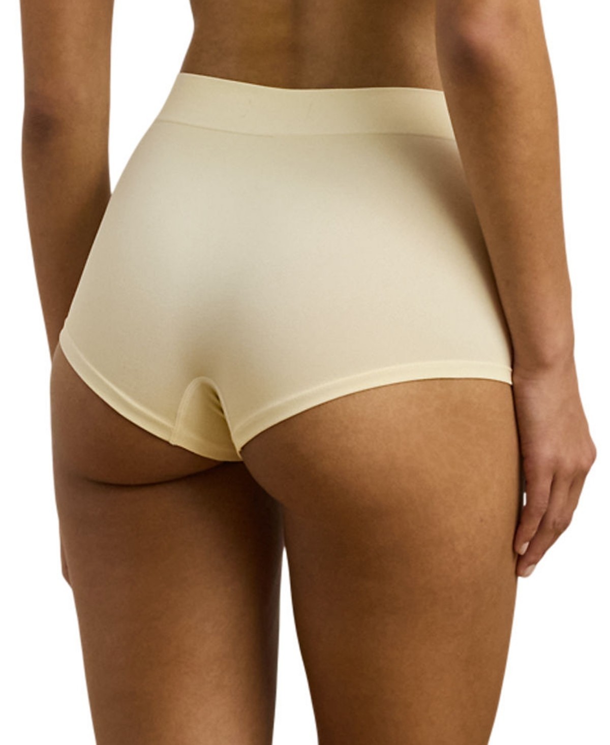 2 Pack NWT RALPH LAUREN Seamless Boyshort Underwear Sz L Lemon Chiffon