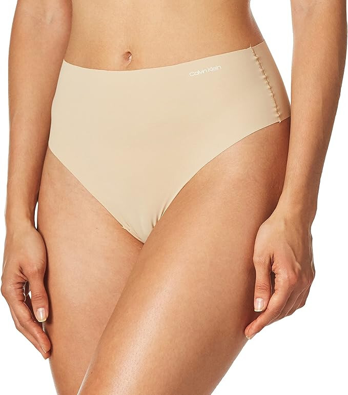 2 Pack Calvin Klein Women High-Waist Hipster Underwear Nude one size XS-XL